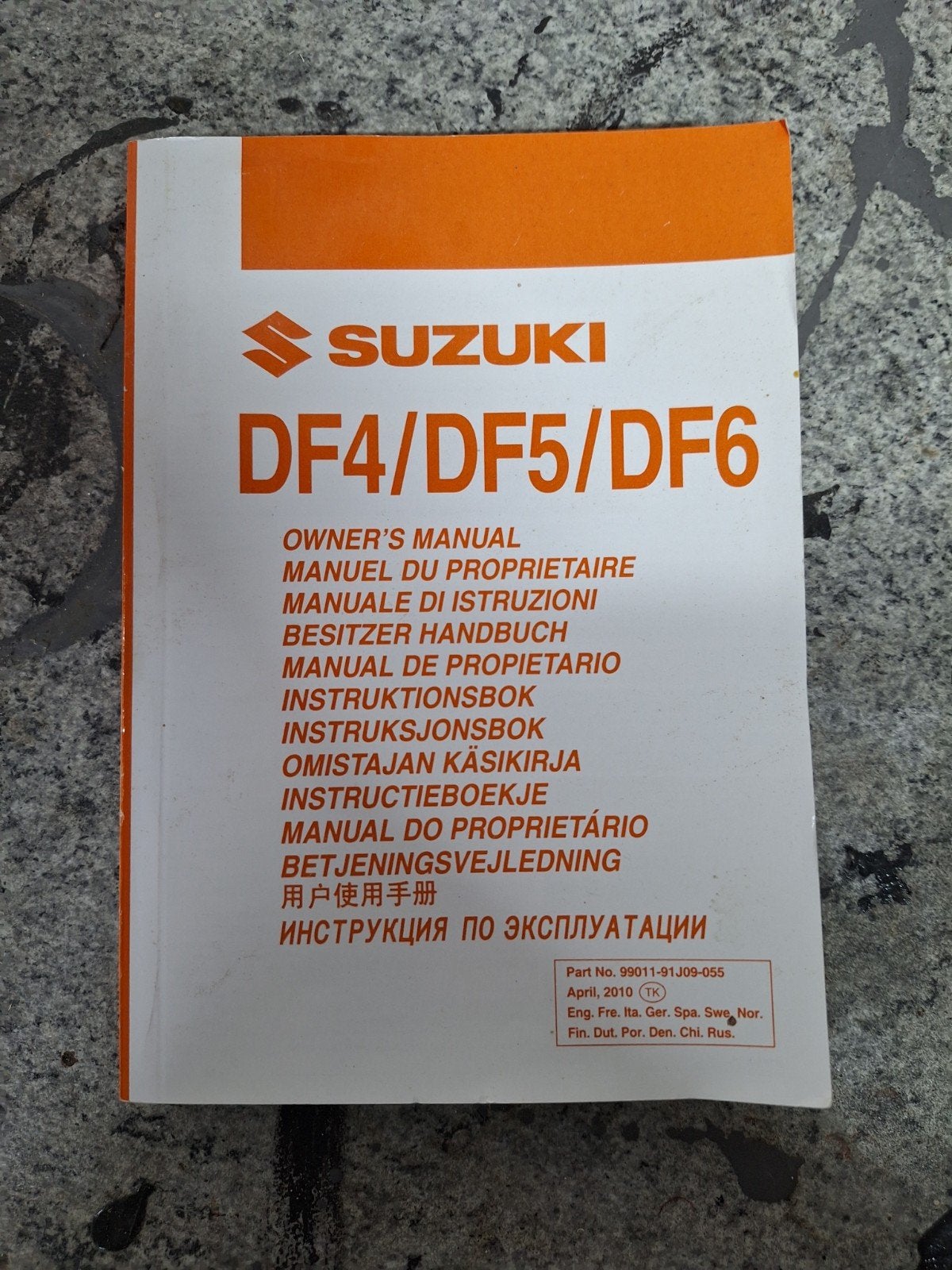 Suzuki 4pk/5pk/6pk instructie boekje buitenboordmotor, Ophalen of Verzenden, Motor en Techniek