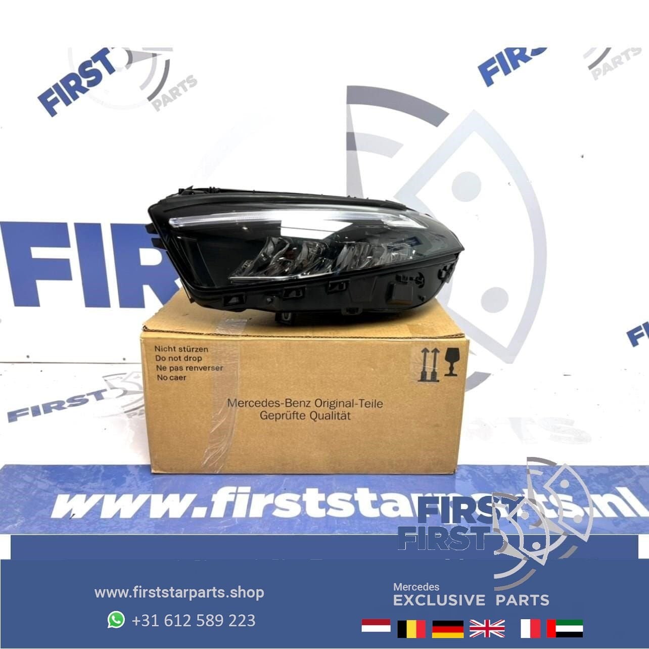 A1779065104 W177 FACELIFT A35 A45 AMG HALF LED KOPLAMP LINKS, Gebruikt, -, Ophalen of Verzenden, -