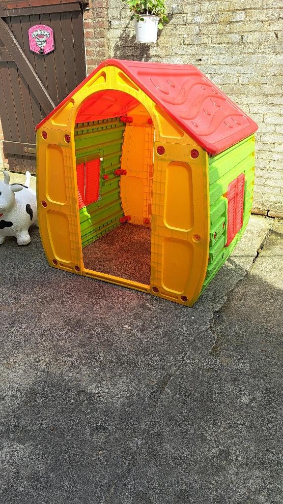 Speelhuisje voor buiten, Ophalen, Gebruikt, Kunststof