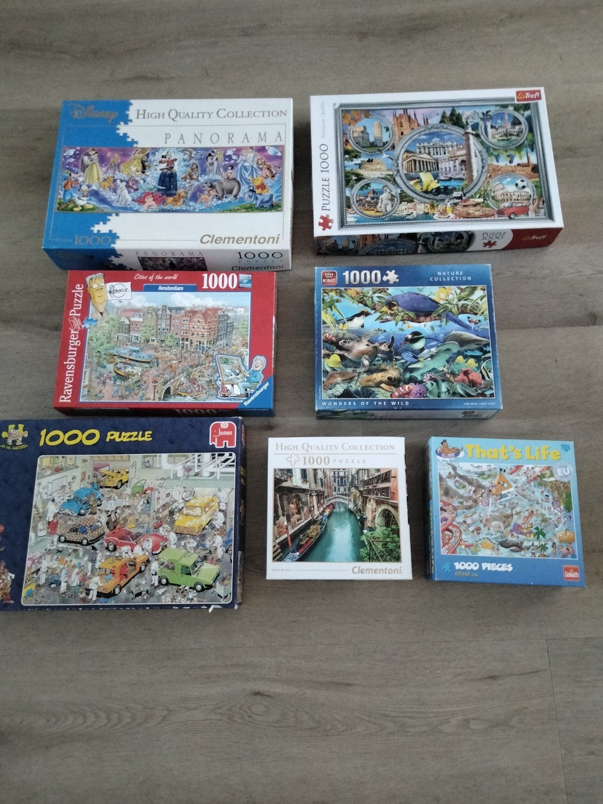 Legpuzzels, Ophalen, 500 t/m 1500 stukjes, Gebruikt