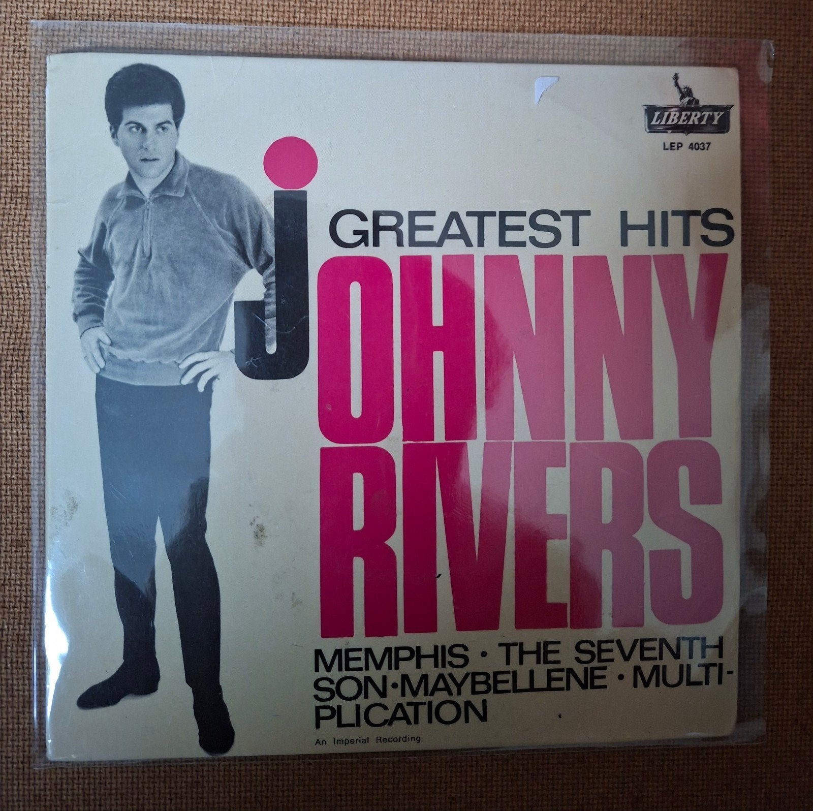 Rivers, Johnny - EP  - 4 nummers  - Memphis - TOP, Gebruikt, 7 inch, Ophalen of Verzenden, EP