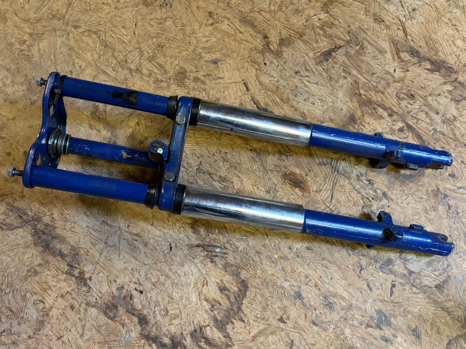 Voorvork blauw Origineel! Puch Maxi P1, Verzenden, Gebruikt, Frame