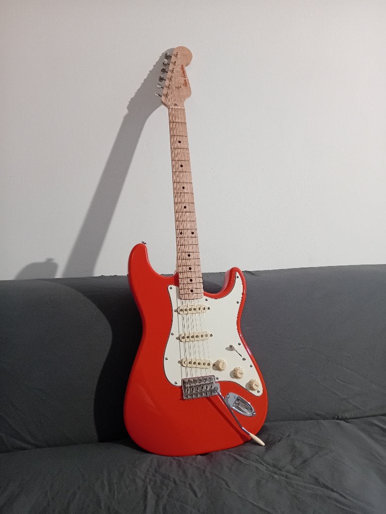 Unieke Stratocaster Korina body, Muziek en Instrumenten, Snaarinstrumenten | Gitaren | Elektrisch, Ophalen, Nieuw, Solid body