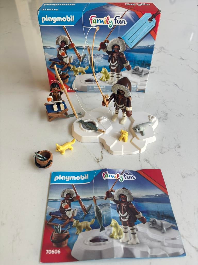 Playmobil set Eskimo, Ophalen of Verzenden, Zo goed als nieuw