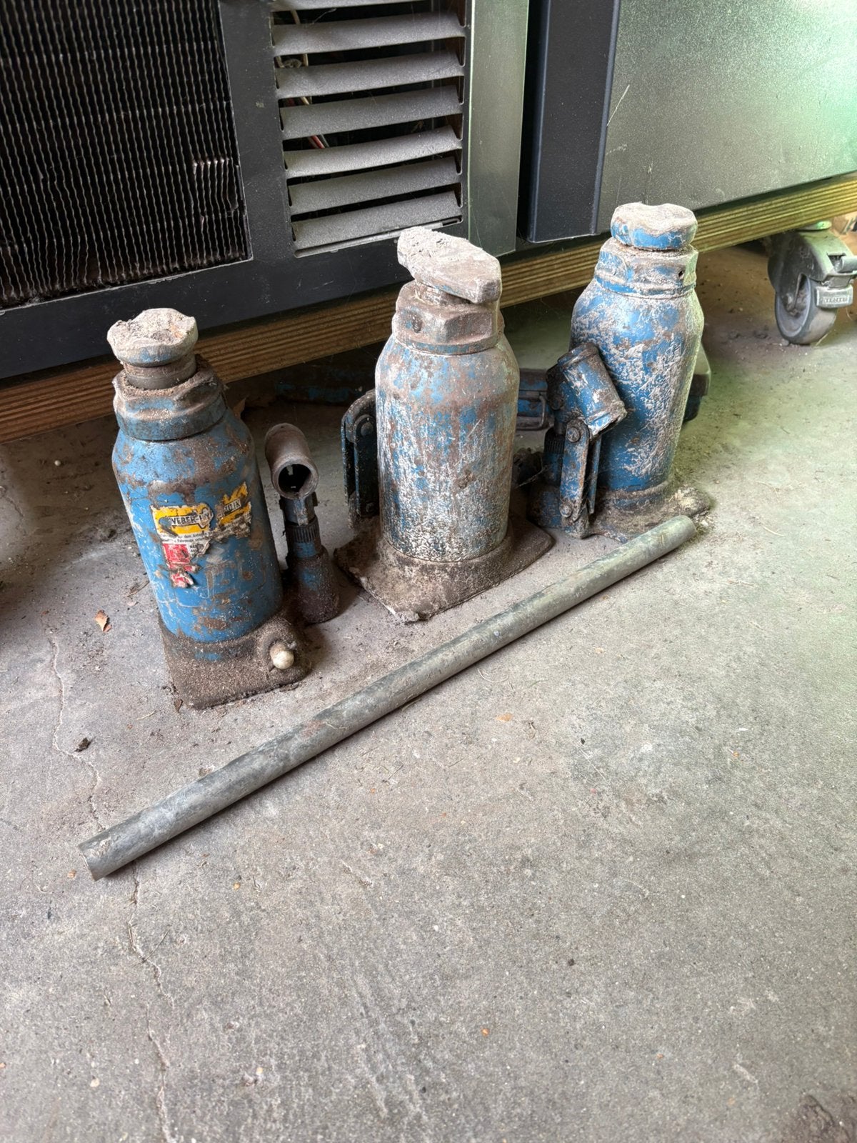 3 st potkrik, Ophalen, Gebruikt, Hydraulisch, Potkrik