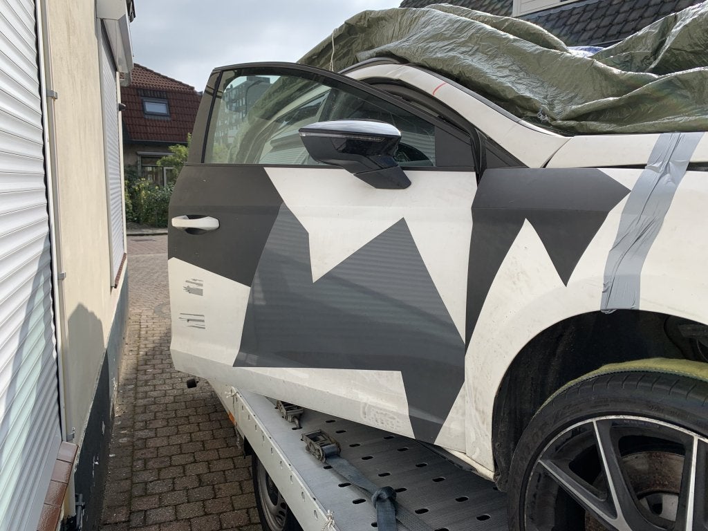 Seat Leon 5F buiten spiegel rechts LX7R, Niet ingevuld, Niet ingevuld, Niet ingevuld, Seat