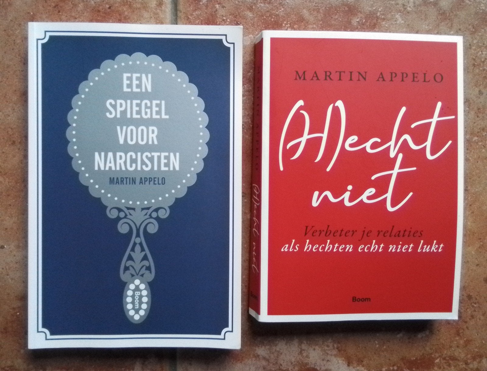 Martin Appelo : Een spiegel voor narcisten & (H)echt niet., Boeken, Psychologie, Ophalen of Verzenden, Zo goed als nieuw
