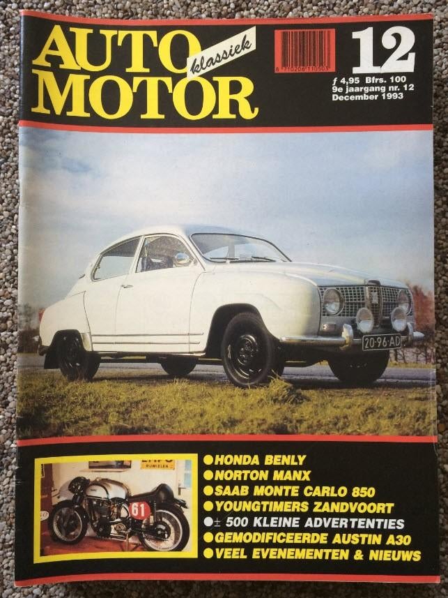 AMK: Saab Monte Carlo 850, Honda Benly, Austin A30, Ophalen of Verzenden, Gelezen, Algemeen
