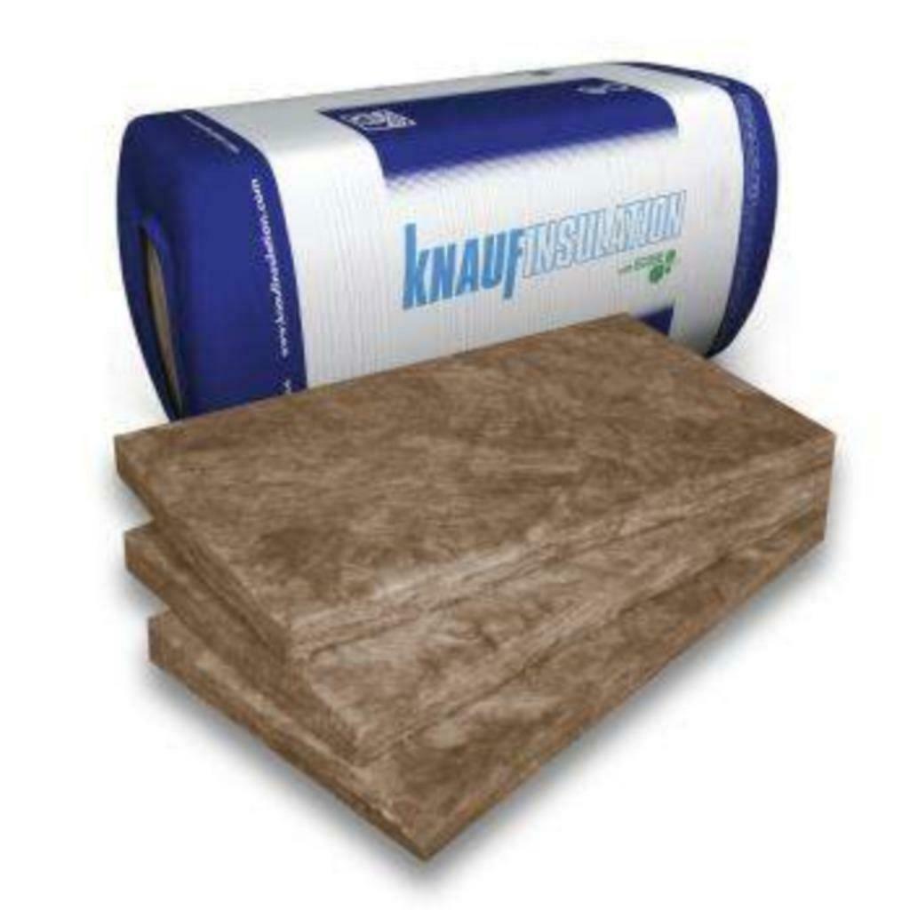 Knauf Acoustifit isolatie 45mm t/m 120mm, vanaf €2,75 per m2, Ophalen, Dakisolatie, 12 cm of meer, Nieuw