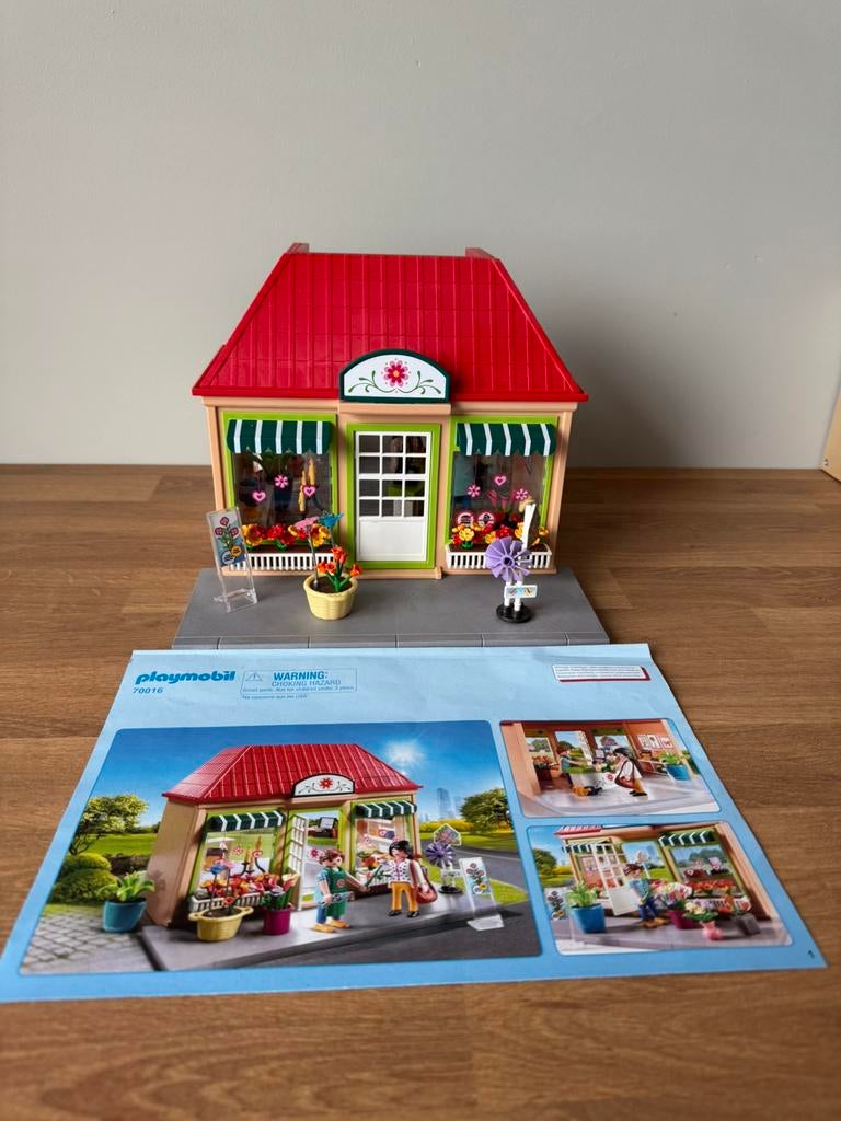 Playmobil bloemenwinkel, Ophalen, Zo goed als nieuw