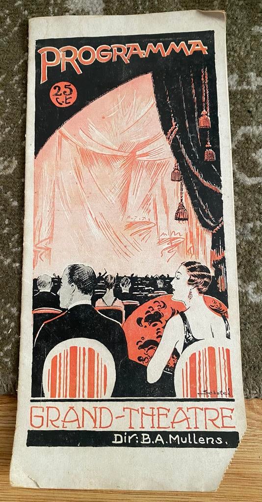 Oud Theater Programmaboekje, Boeken, Ophalen, Gelezen, Toneel