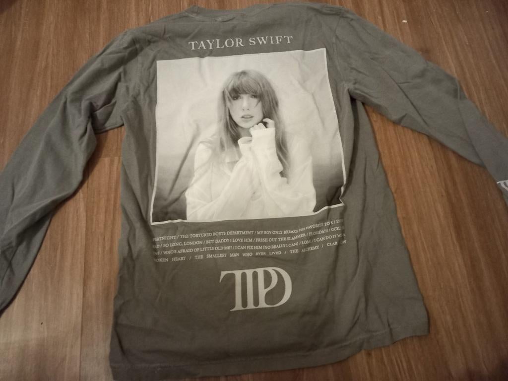 Taylor swift trui grijs small, Ophalen of Verzenden, Zo goed als nieuw, Maat 36 (S), Grijs