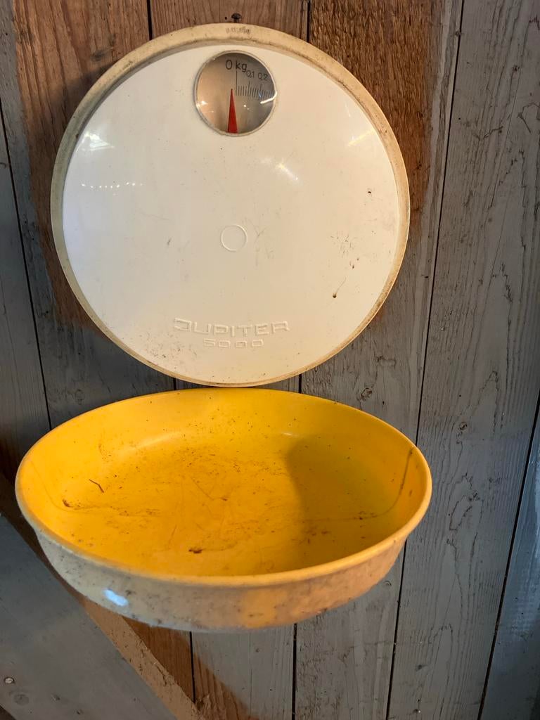 Vintage Jupiter 5000 Keukenweegschaal, Witgoed en Apparatuur, Weegschalen, Ophalen, Keukenweegschaal, Gebruikt, Minder dan 10 kg