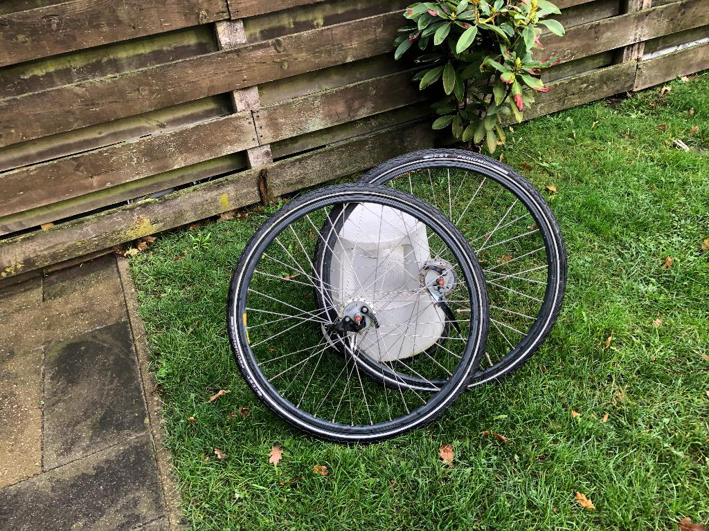 tk:Set OLDTIMER Wielen 28 inch achterwiel 3 vers.trommelrem, Ophalen of Verzenden, Gebruikt, Wiel, Sturmey Archer