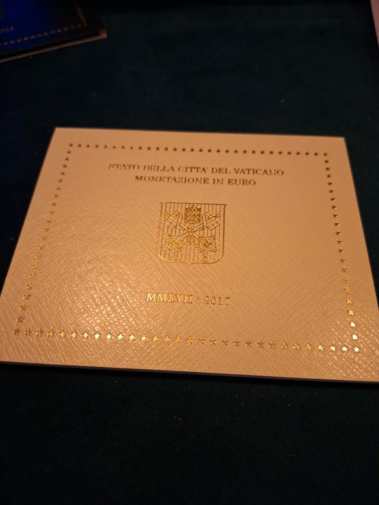 Vaticaan BU set 2017 1 cent tot en met 2 euro, Ophalen of Verzenden, Vaticaanstad, Overige waardes, Setje