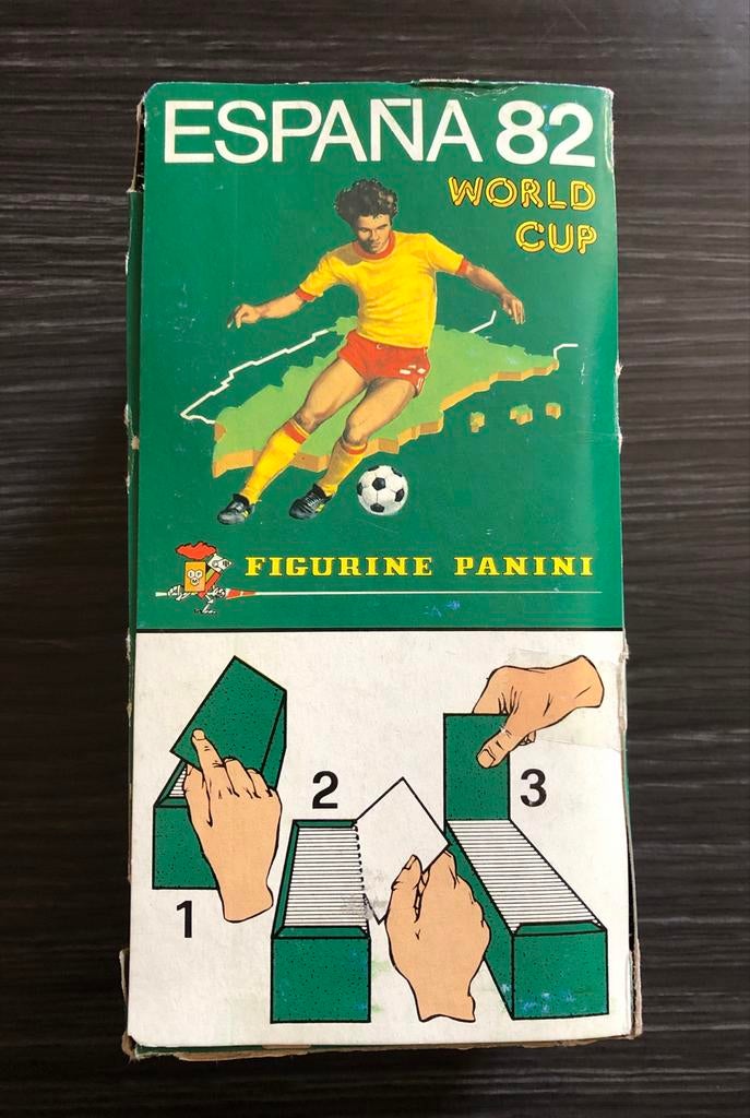 Lege doos WK Spanje 82 Panini, Ophalen of Verzenden, Gebruikt