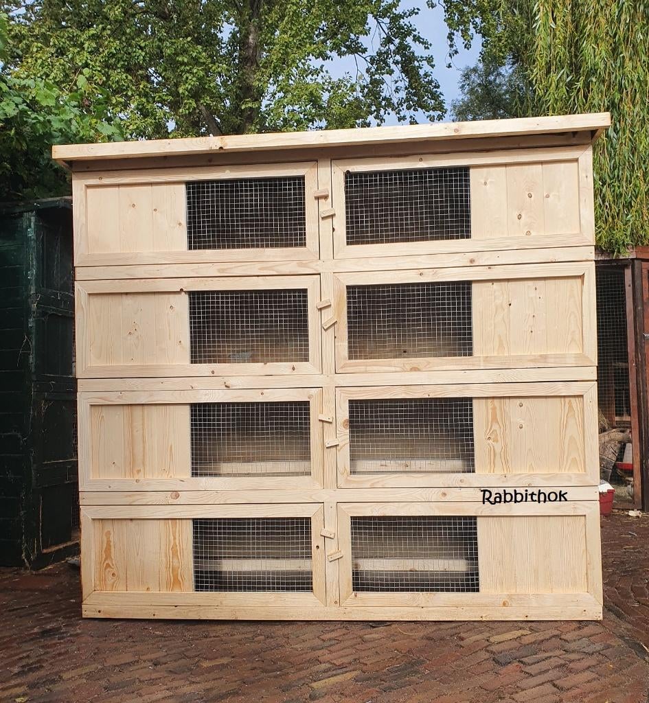 KONIJNEN FLATS en Buiten of binnen  hokken, Dieren en Toebehoren, Ophalen, 110 cm of meer, Overige typen, Nieuw