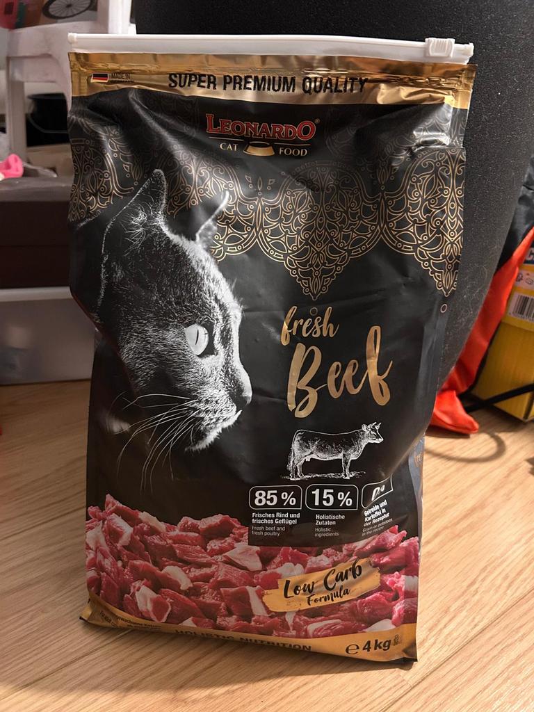 Leonardo fresh beef brokjes 4kg nieuw, Ophalen of Verzenden, Kat
