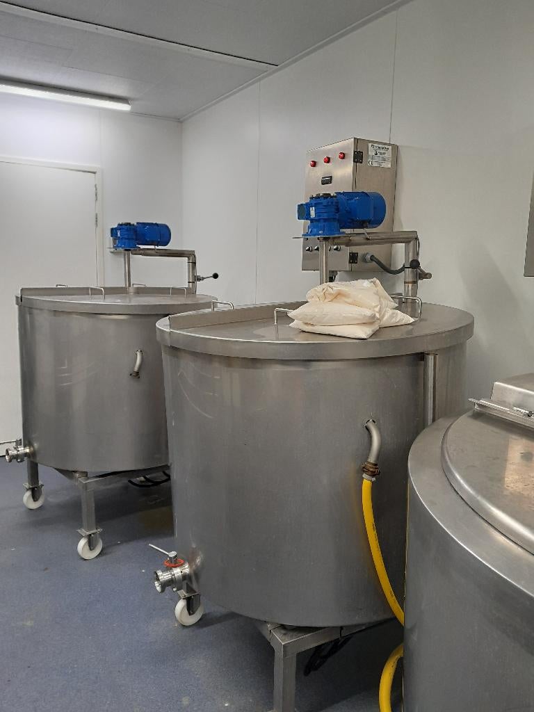 3 Pasteurketels/yoghurttank/verwarmingsketel/kwark/kaas, Ophalen, Dranken