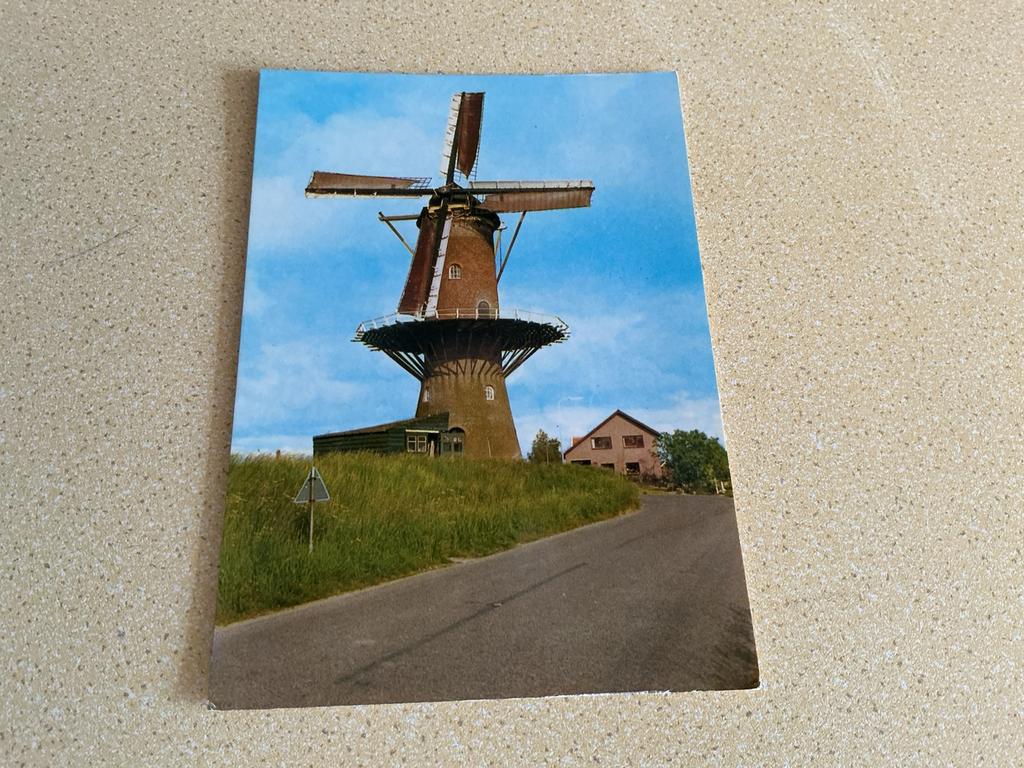 375 molen Wolphaartsdijk, Verzamelen, Ansichtkaarten | Nederland, Ophalen of Verzenden