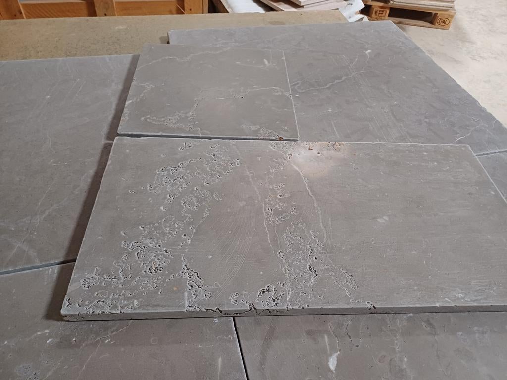 getrommeld marmer olive grey, Doe-het-zelf en Verbouw, Ophalen, 60 cm of meer, Nieuw, Minder dan 5 m²