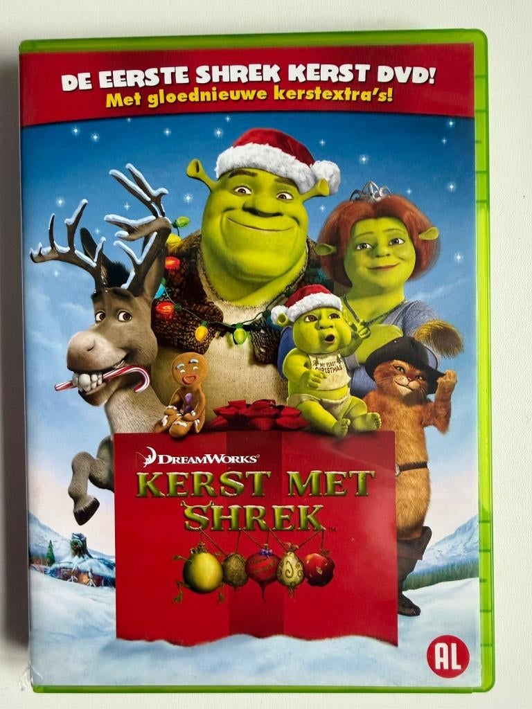 Shrek - Kerst Met Shrek DVD/ ACTIE 5=4, Alle leeftijden, Ophalen of Verzenden, Zo goed als nieuw, Amerikaans