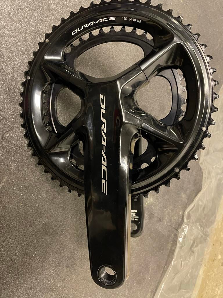 Dura Ace 12s Crankstel 54/40T - Nieuwstaat, Fietsen en Brommers, Fietsonderdelen, Ophalen of Verzenden, Zo goed als nieuw, Crankstel of Pedalen