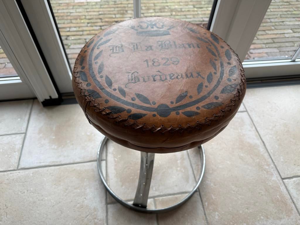 Unieke design kruk, Huis en Inrichting, Krukjes, Ophalen, Zo goed als nieuw, Overige materialen