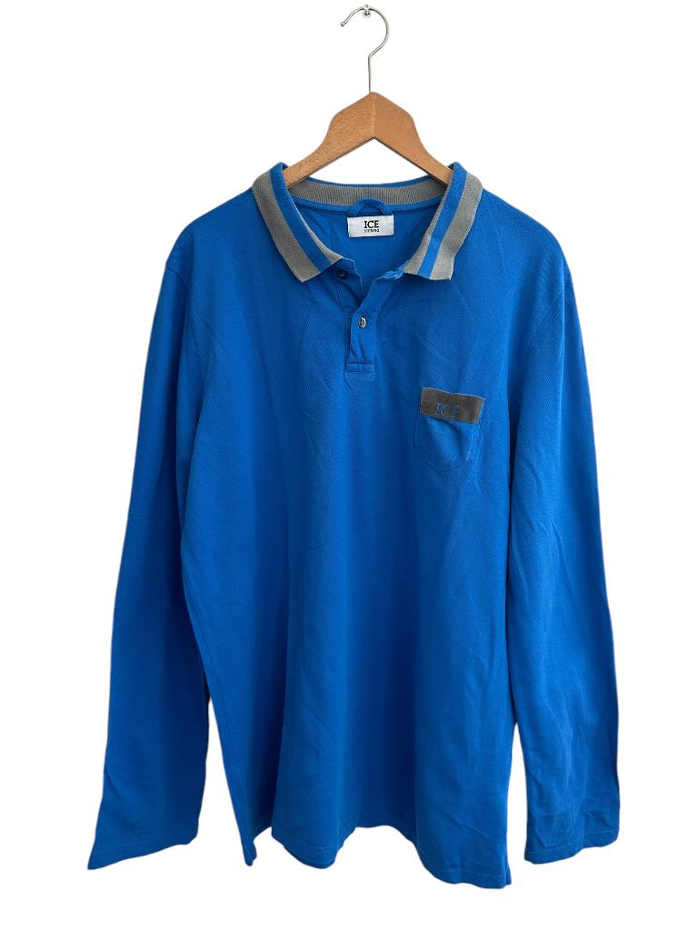 Iceberg shirt lange mouw XXL, Zwart, Overige maten, Ophalen of Verzenden, Zo goed als nieuw
