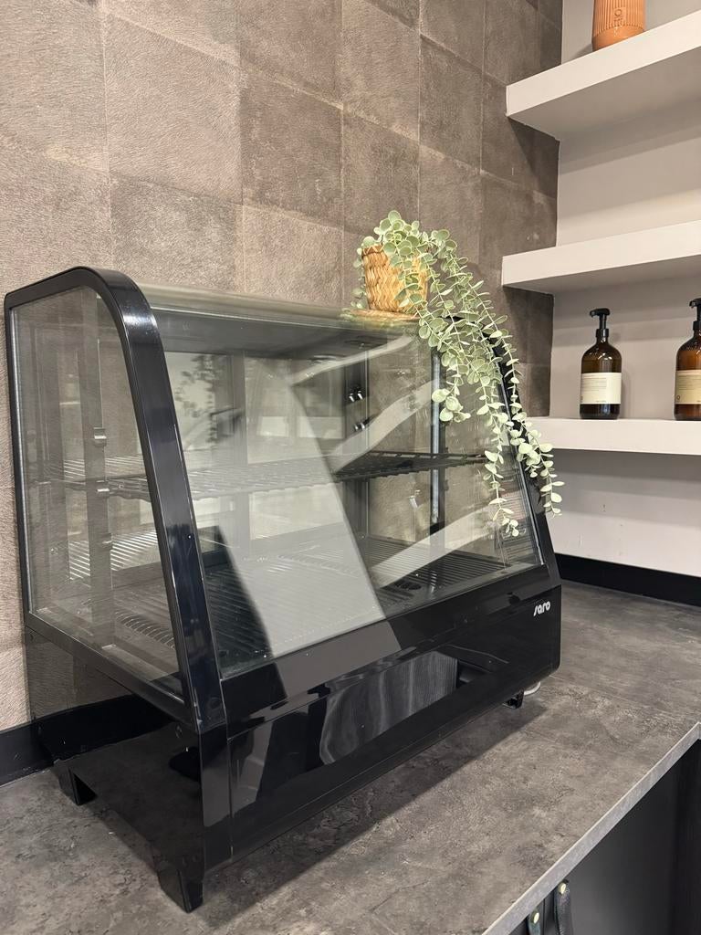 Kleine cool vitrine in goede staat, Ophalen, Gebruikt, Koelen en Vriezen