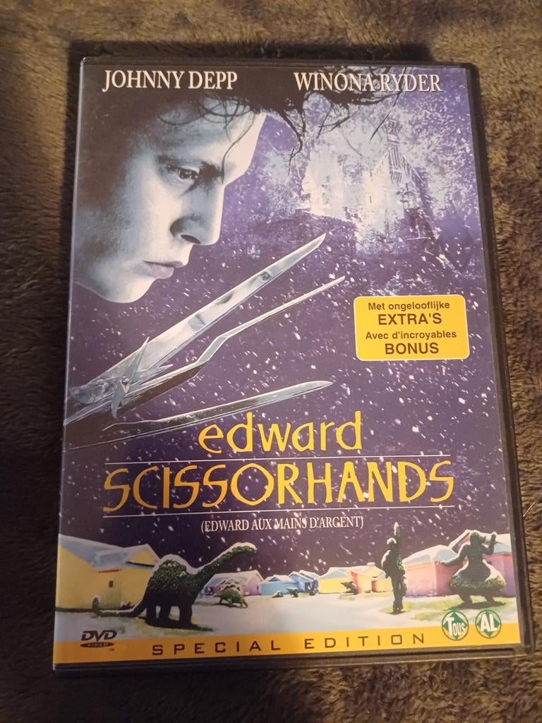 DVD Edward Scissorhands, special edition met extra's, Cd's en Dvd's, Ophalen of Verzenden, Gebruikt