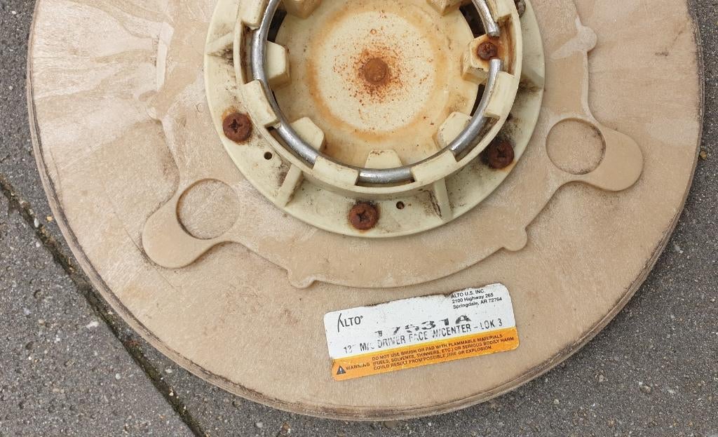schrobben machine borstels en padhouder, Ophalen of Verzenden, Zo goed als nieuw, Schrobmachine