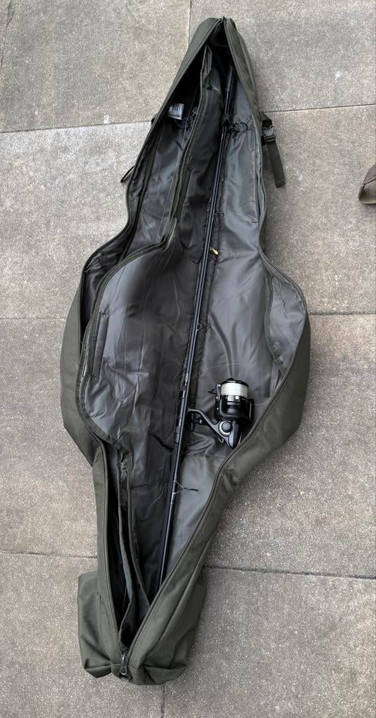 Karperset hengels compleet., Watersport en Boten, Ophalen, Gebruikt, Complete set