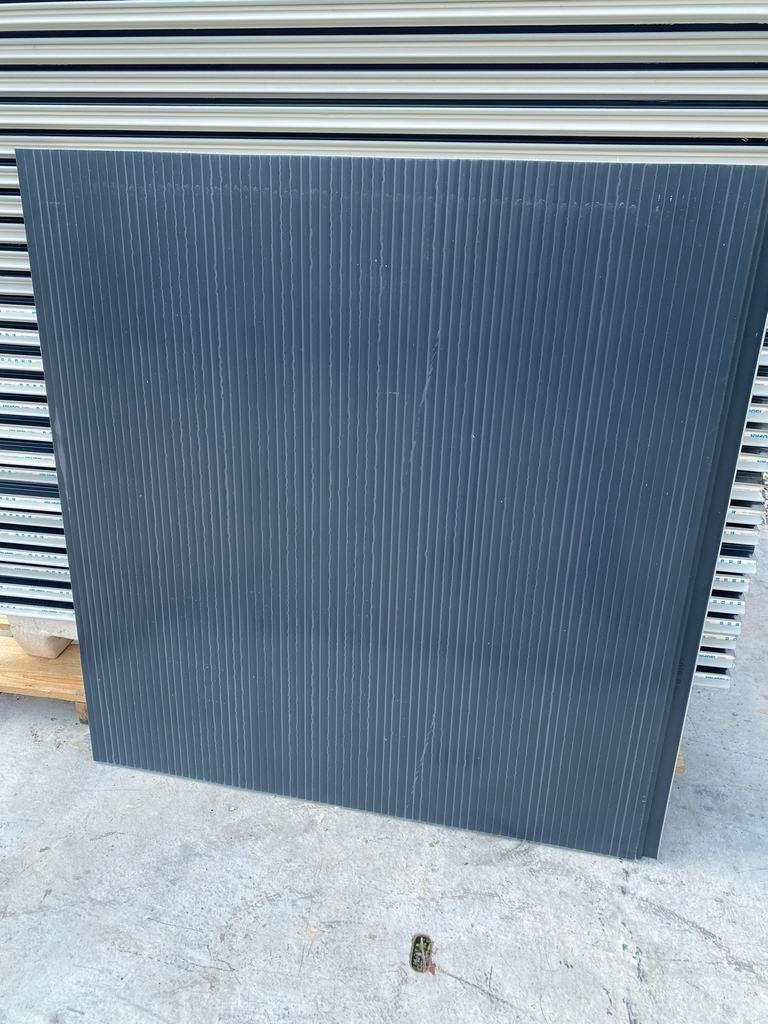 Sandwichpanelen, nieuw wandblind Antraciet, 60mm, Ophalen, 4 tot 8 cm, Hardschuim (Pir), 5316 NG