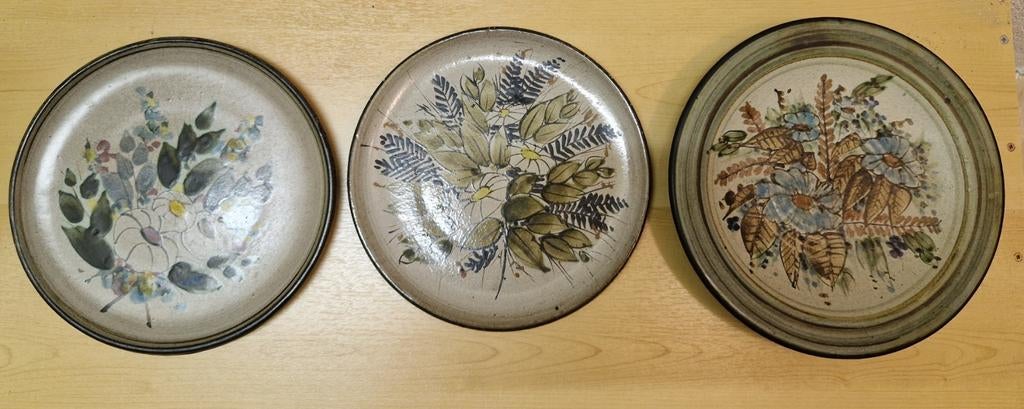 3 Griekse keramiekborden uit 1980, Antiek en Kunst, Ophalen of Verzenden