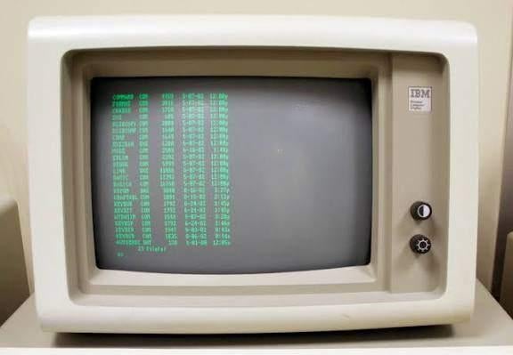 Defecte IBM monitor gevraagd groen beeld, Ophalen, IBM