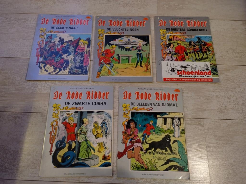 De rode ridder strip boeken 80 serie, Meerdere stripboeken, Ophalen of Verzenden, Gelezen, Willy Vandersteen