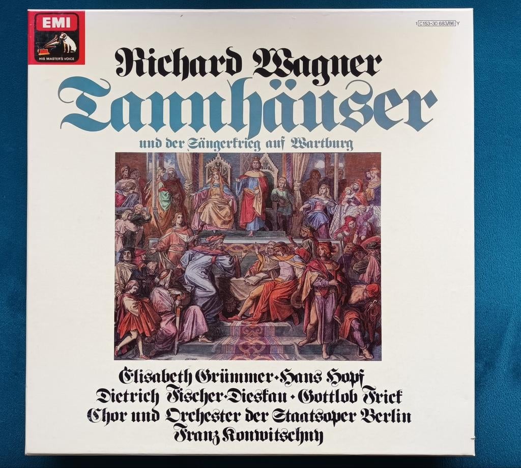 Richard Wagner - Tannhauser (4LP) EMI Konwitschny, Opera of Operette, Ophalen of Verzenden, Zo goed als nieuw, Romantiek