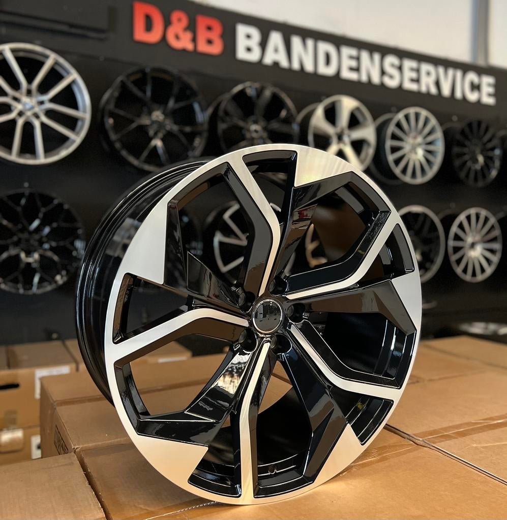 22 23 inch Rsq8 look velgen 5x112 audi q5 q7 sq8 rs6 e-tron, Auto-onderdelen, Banden en Velgen, Velg(en), 285 mm, Nieuw, Overige maten
