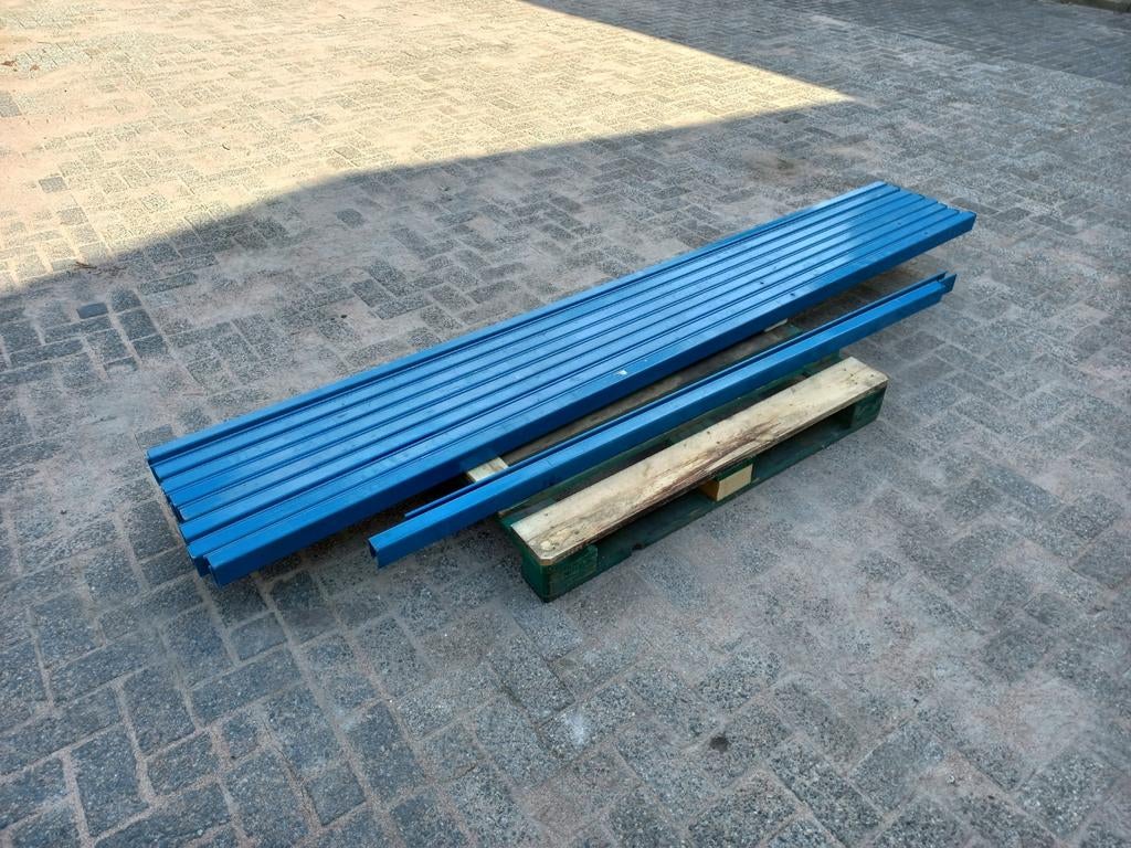 10x Stalen profiel omega u profielen 2.8 meter deur rails, Ophalen