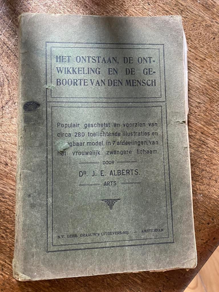 Het ontstaan, de ontwikkeling en de geboorte van den mensch, Ophalen of Verzenden