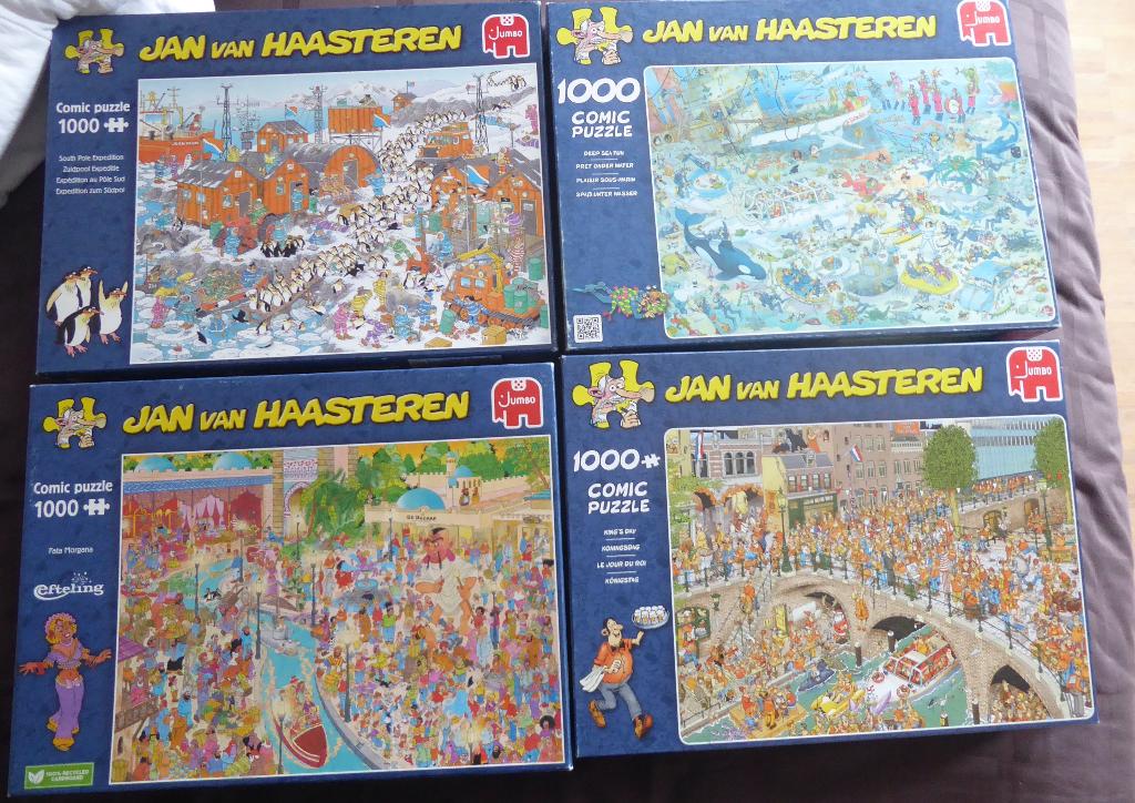 Jan van Haasteren  puzzels, Ophalen, 500 t/m 1500 stukjes, Zo goed als nieuw, Legpuzzel