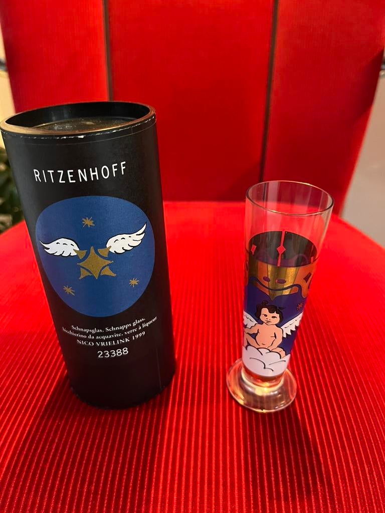 Borrelglaasjes Ritzenhoff, Ophalen of Verzenden, Zo goed als nieuw, Borrel- of Shotglas