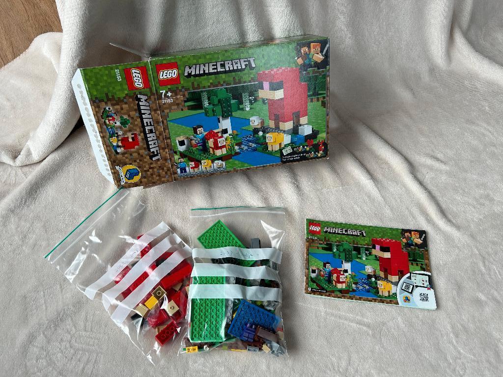 Lego Minecraft De Schapenboerderij - 21153, Ophalen of Verzenden, Zo goed als nieuw, Complete set, Lego