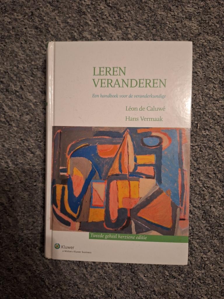 Leren Veranderen - Léon de Caluwé & Hans Vermaak, Ophalen of Verzenden, Zo goed als nieuw, Management, Léon de Caluwé, Hans Vermaak