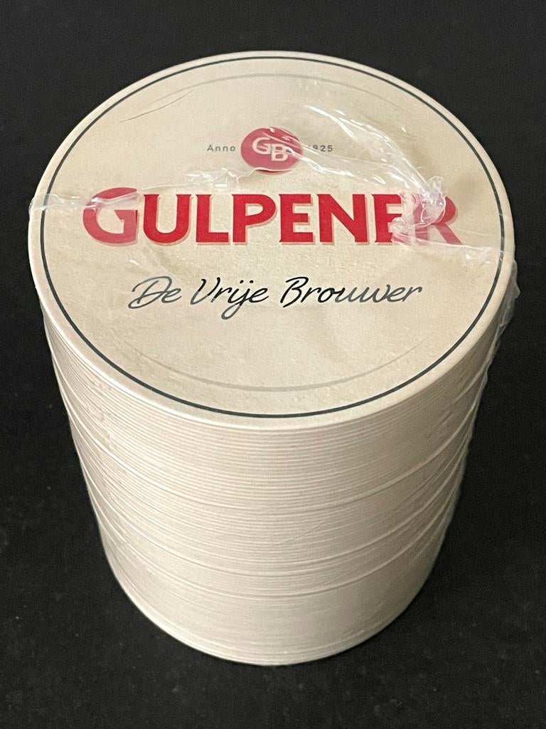 NIEUW In Verpakking Rol Gulpener Bier-Viltjes Vrije Brouwer, Ophalen, Nieuw, Viltje(s), Gulpener
