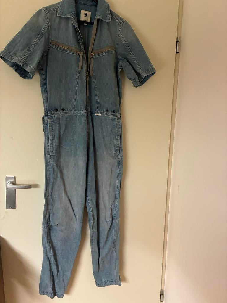 G-Star Overall Jumpsuit S, Ophalen of Verzenden, Zo goed als nieuw, Maat 36 (S), Blauw