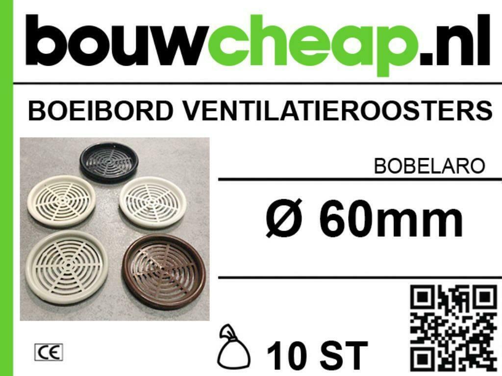 ROOSTER 60MM ROND BIJ BOUWCHEAP EUR.1.60P/ST., Ophalen of Verzenden, Nieuw, HPL