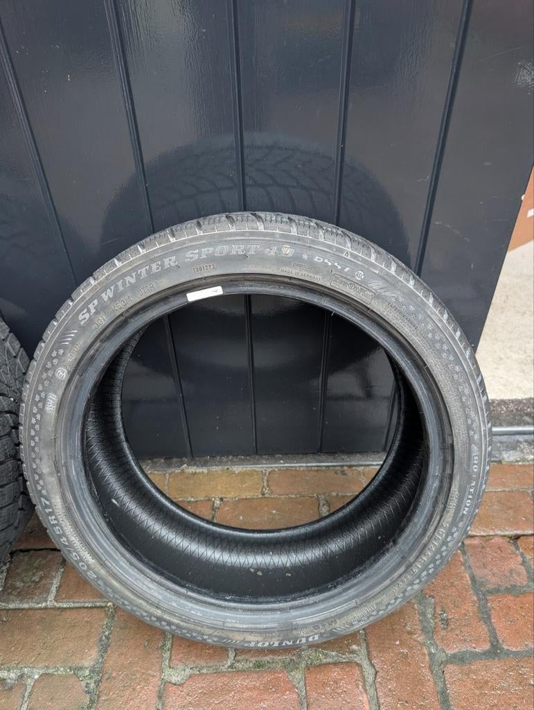 Winterbanden 205/45/17 2x Dunlop SP Winter Sport 4D, Auto-onderdelen, Banden en Velgen, Ophalen, Gebruikt