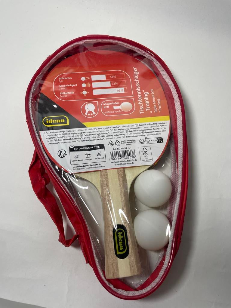 Ping Pong Set in Draagtas - Nieuw!, Sport en Fitness, Tafeltennis, Ophalen of Verzenden, Nieuw, Net, Batje(s) of Balletje(s)